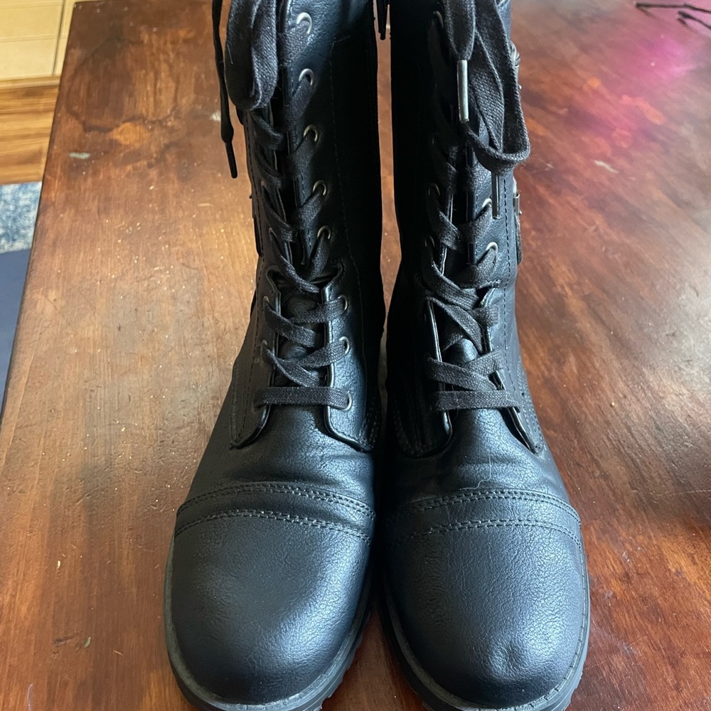 Black boots